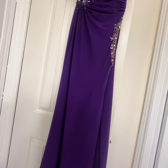 TONY BOWLS EVENING GOWN SIZE 12 BUT altered to fix like 6 - Picture 10 of 14